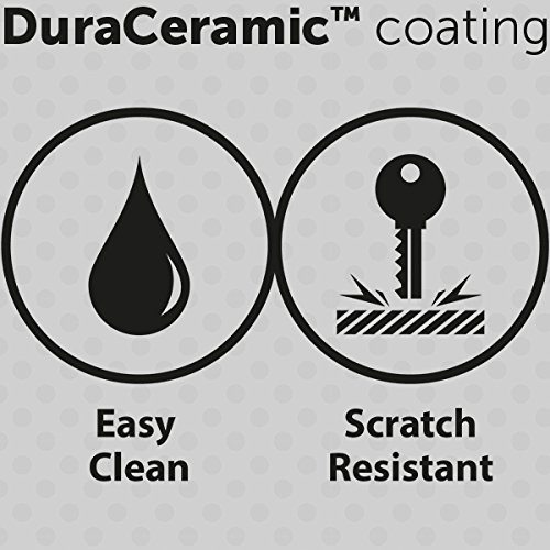 Breville VST074X DuraCeramic - Sandwichera con revestimiento, 850 W, acero inoxidable, platos desmontables, Color Blanco