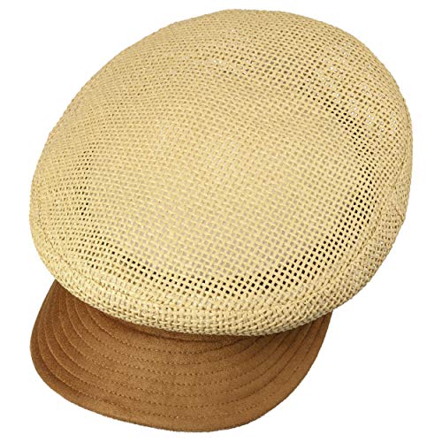 BRIXTON Gorra Marinera Fiddler Straw con Visera (56 cm - Natural)