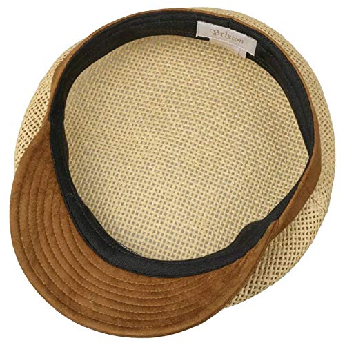 BRIXTON Gorra Marinera Fiddler Straw con Visera (56 cm - Natural)