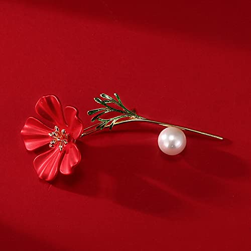 Broches 1 unids con Clase de Flores con Clase de Mujer Bufanda de Pin Bufanda Bufanda Chal Insignias Recuerdo Regalo de Moda para Amily o Amigos Mujer Broche