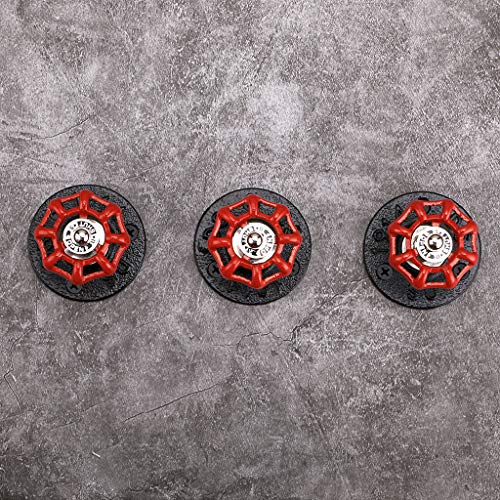 BTSKY 3 Unidades Gancho de Hierro Industrial para Colgar Abrigos y Sombreros - Estilo Vintage, para Colgar en la Pared, para Colgar en Ropa, Toallas, Bolsos, sombrillas, decoración del hogar Antiguo