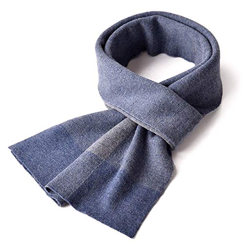 Bufanda de los hombres 100% del invierno de la bufanda de lana de cordero Hombres Cashmere tela escocesa caliente Anillo Echarpe Envolturas del hombre Pashmina bufandas y pañuelos de lana verdadero ca