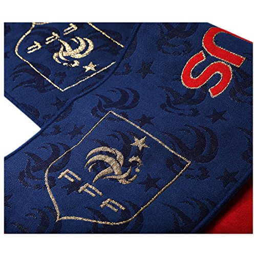 Bufanda FFF - Tous Derrière Les Bleus - Oficial - Azul