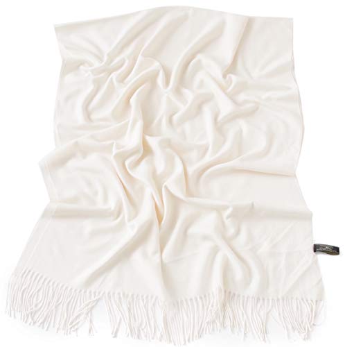 Bufanda gruesa con diseño de color sólido, mezcla de algodón, chal envolvente, manta para la cabeza, cubierta para la cara, Pashmina CJ Apparel