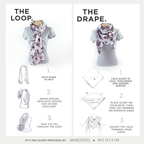 Bufanda para mujer, ligera, diseño de mariposa, para otoño e invierno, bufandas y chales - rosa - Talla única