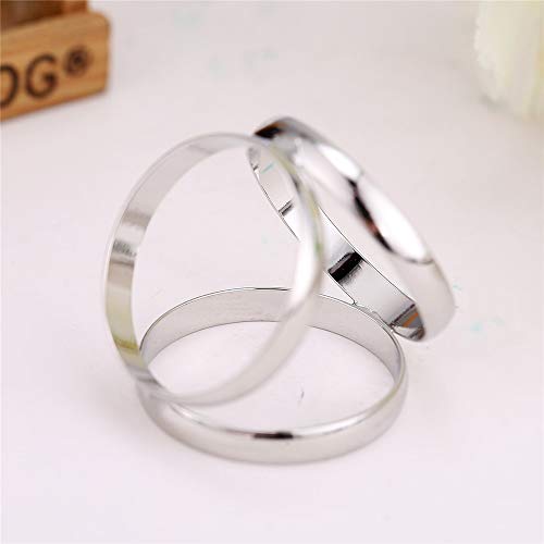 Bufandas Hebilla, Otoño E Invierno Bufanda Clip De Las Señoras Chal Anillo De Tres Anillos Bufanda Ornamento Niña Novia Señora Esposa De La Hija (Plata De Oro),Silver
