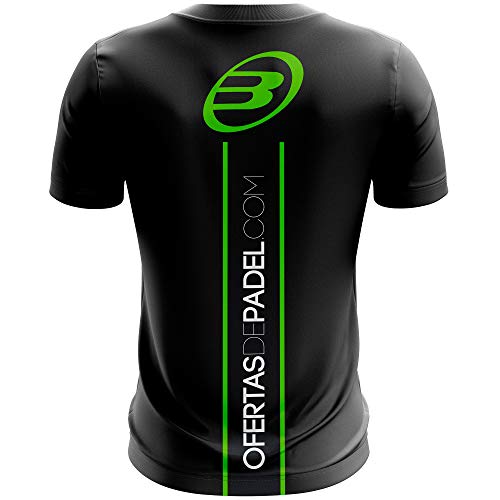 Bullpadel Camiseta ODP (M, Negro)