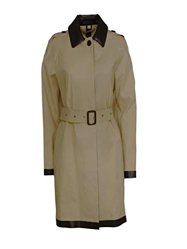 BURBERRY London DE 38 - Abrigo para mujer, algodón, color beige y crema