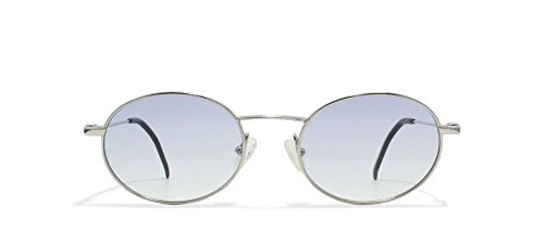 Burberry s B8829 YB7 - Gafas de sol vintage de plata redondas para hombres y mujeres