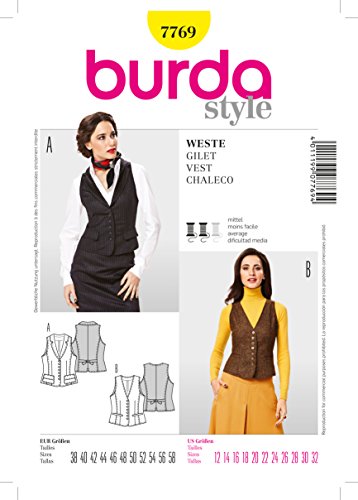 Burda Patrón 7769 Chaleco