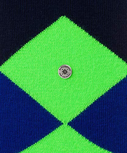 Burlington Neon Clyde Calcetines, Multicolor (marine 6120), 40/46 (Talla del fabricante: 40-46) para Hombre