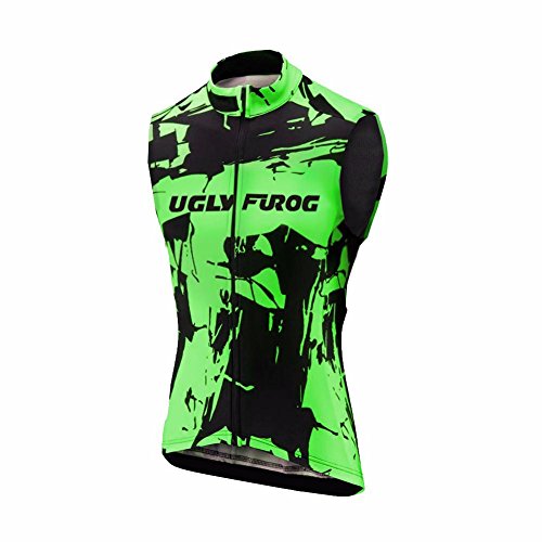 Burningbikewear UGLYFROG Wear Ciclismo Hombre Bicycle Maillots Sin Mangas Primavera Vest Transpirable Secado Rápido Cycling Top