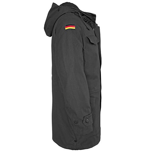 bw-online-shop Parka del ejército alemán con forro Negro 48 cm