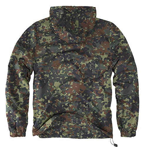 bw-online-shop Summer Windbreaker - Chubasquero (talla S - 7XL) camuflaje L