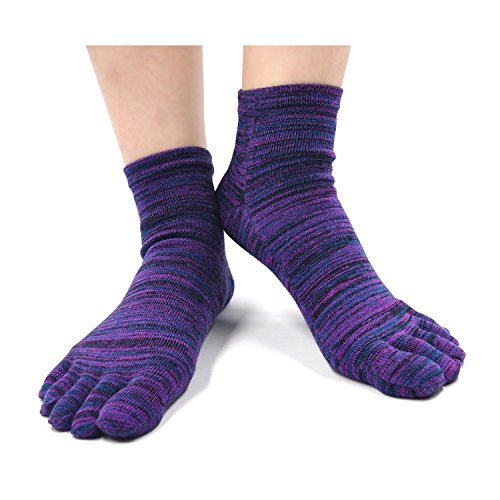 Calcetines con cinco 5 dedos hombre, calcetines antideslizantes, cinco calcetines de los dedos, calcetines de deporte,separados cómodo calcetines