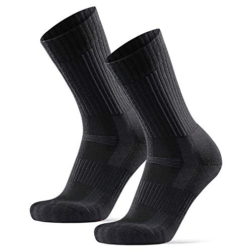 Calcetines Premium de Senderismo 2 pares (Negro, EU 43-47)