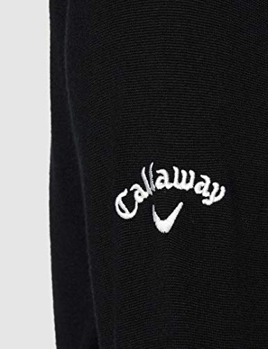 Callaway Merino Windstopper Vest Sweater de Golf, Mujer, Negro, XL