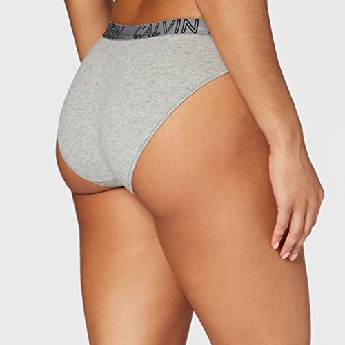 Calvin Klein Bikini Bóxers, Gris (Grey Heather 020), M para Mujer