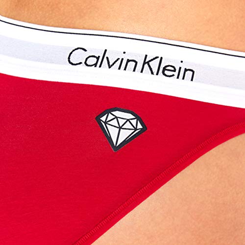 Calvin Klein Bikini Estilo Ropa Interior, Empower_White WB, S para Mujer