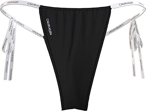Calvin Klein Bottom Bragas de Bikini, Pvh Black, L para Mujer
