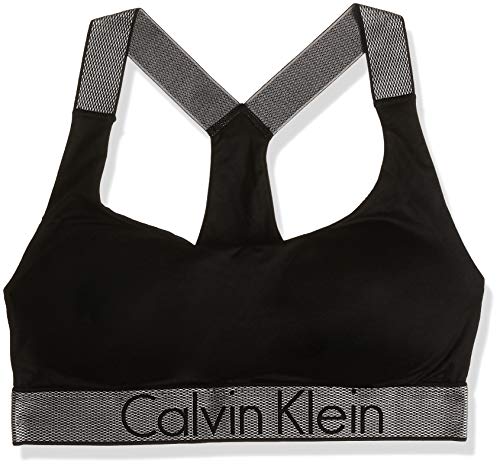 Calvin Klein Bralette-Customized Stretch Sujetador, Negro (Black 001), M para Mujer