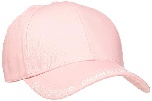 Calvin Klein Ckj Visor Logo Cap W Gorra de béisbol, Rosa (Pale Peony Tcq), One Size para Mujer
