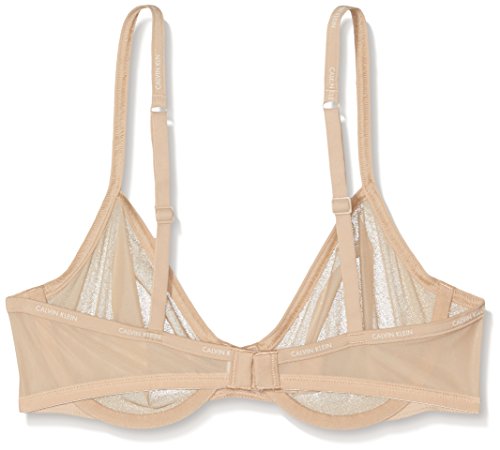 Calvin Klein Demi Unlined Sujetador, Beige (Bare 20n), 80C (Talla del fabricante: 0C36) para Mujer