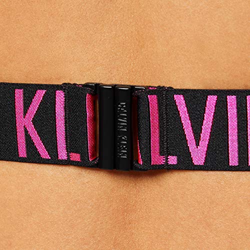 Calvin Klein Fixed Triangle-rp Almohadillas y Rellenos de Sujetador, Azul (Surf The Web CKB), XS para Mujer