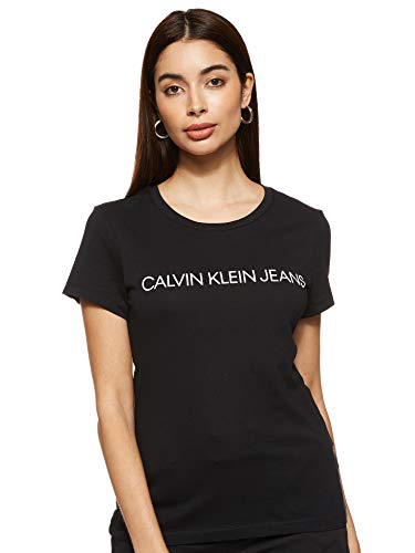 Calvin Klein J20J207879 Camiseta, 099, L para Mujer