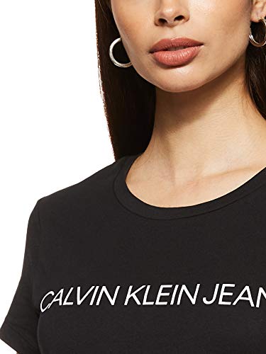 Calvin Klein J20J207879 Camiseta, 099, L para Mujer