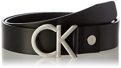 Calvin Klein K50k502119, Cinturón Para Hombre, Negro (001), 105