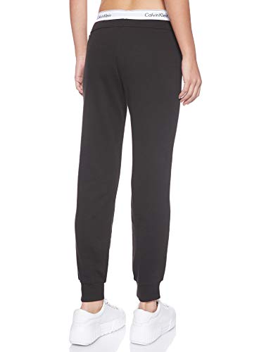 Calvin Klein Lounge Joggers-Modern Cotton Pantalones de Deporte, Negro (Black 001), S para Mujer