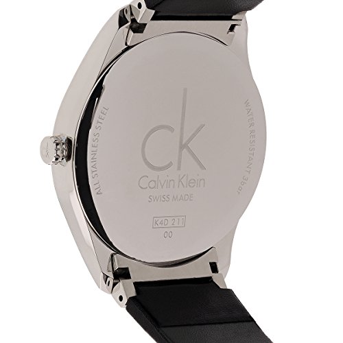 Calvin Klein Reloj Analógico para Mujer de Cuarzo con Correa en Cuero K4D211CY