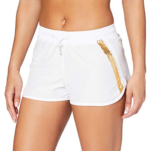 Calvin Klein Short Pantalones Cortos, Pvh Blanco, XL para Mujer