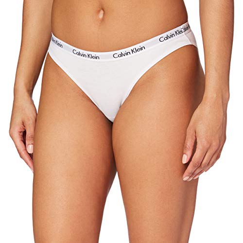 Calvin Klein Slip Carousel Braguita, Blanco (White 100), M para Mujer