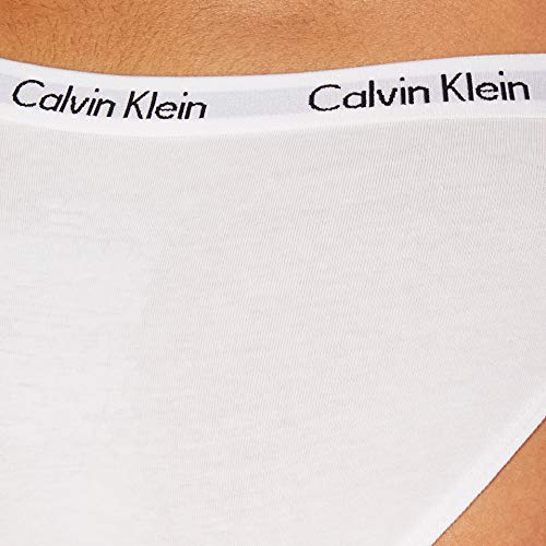Calvin Klein Slip Carousel Braguita, Blanco (White 100), XS para Mujer