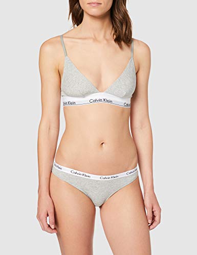 Calvin Klein Slip Carousel Braguita, Gris (Grey Heather 020), M para Mujer