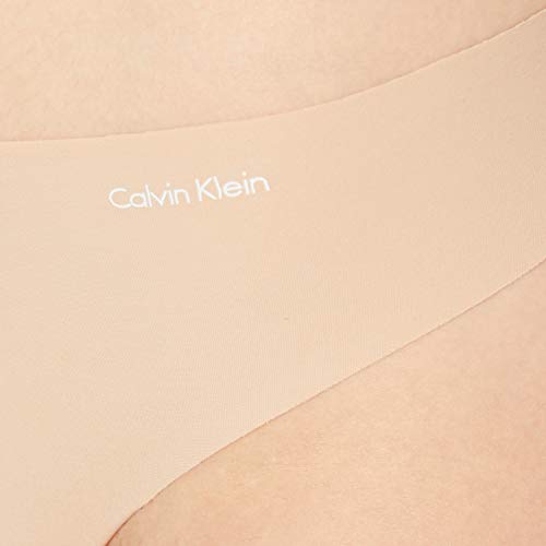 Calvin Klein String Invisibles Ropa interior, Beige (Light Caramel 1Lc), S para Mujer