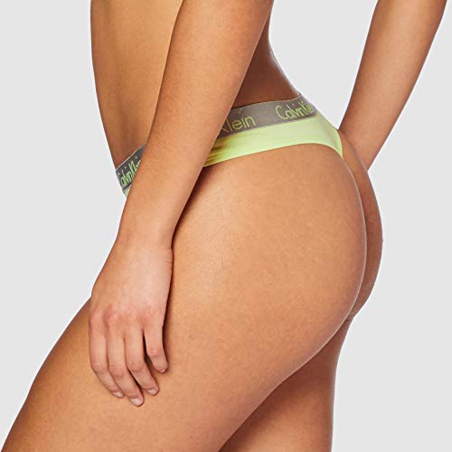 Calvin Klein Thong Lencería, Luz De Calcio, S Unisex Adulto