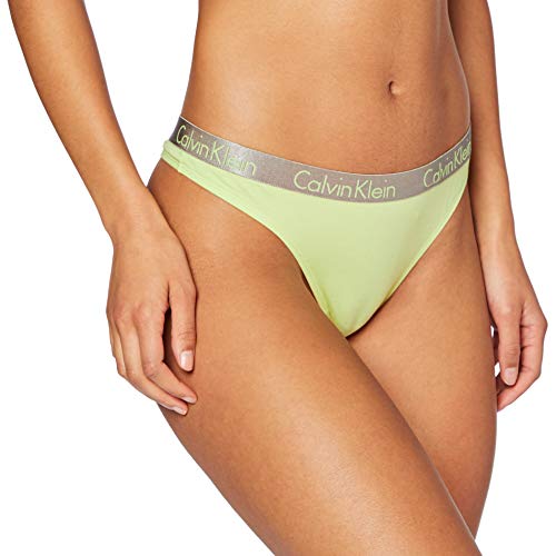 Calvin Klein Thong Lencería, Luz De Calcio, S Unisex Adulto