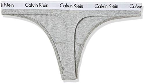Calvin Klein Thong, Tanga para Mujer, Gris (Grey Heather 020), X-Small