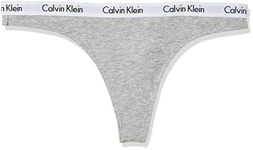 Calvin Klein Thong, Tanga para Mujer, Gris (Grey Heather 020), X-Small
