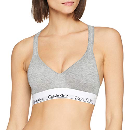 Calvin Klein Underwear 000qf1654e, Corsé Para Mujer, Gris (Grey Heather 020), L (94-99 cm)