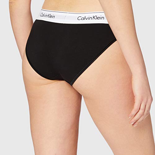 Calvin Klein underwear MODERN COTTON - BIKINI, Bikini Cullote para Mujer, Negro (Black 001), Large