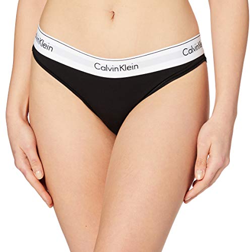 Calvin Klein underwear MODERN COTTON - BIKINI, Bikini Cullote para Mujer, Negro (Black 001), Large