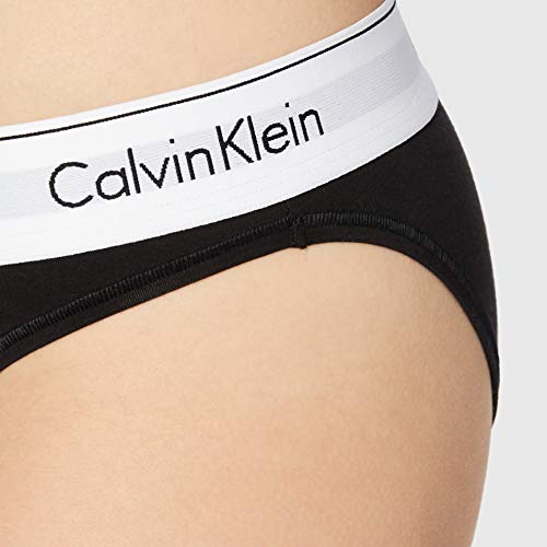 Calvin Klein underwear MODERN COTTON - BIKINI, Bikini Cullote para Mujer, Negro (Black 001), Small