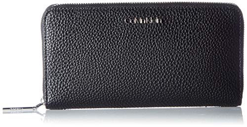 Calvin Klein Wallets, Carteras para Mujer, Black, One Size