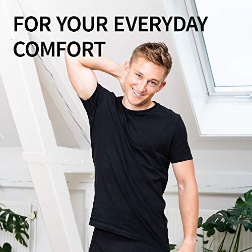 Calzoncillos Slip de Algodón para Hombre Pack de 6, Calzoncillos Brief, Corte Clásico, Ropa Interior Cómoda y Ultra Suave, Duradero, Negro, Gris, Blanco (Negro, Medium)