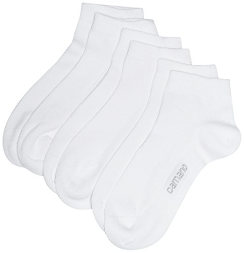 Camano 3723, Calcetines Para Niñas, Blanco (White 001), 27-30, Pack de 3