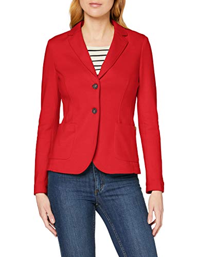 camel active Womenswear Blazer Chaqueta de Traje, Rojo (Red 50), 44 para Mujer